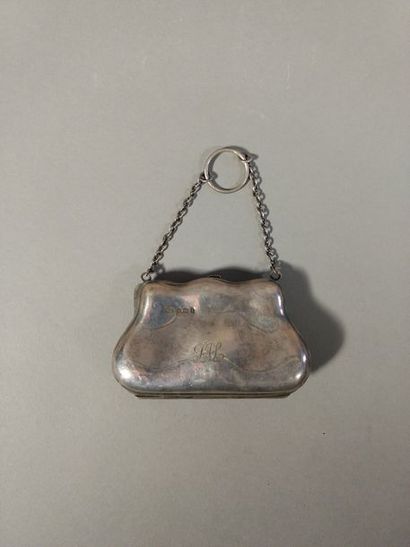Porte monnaie de dame en argent anglais Poids...